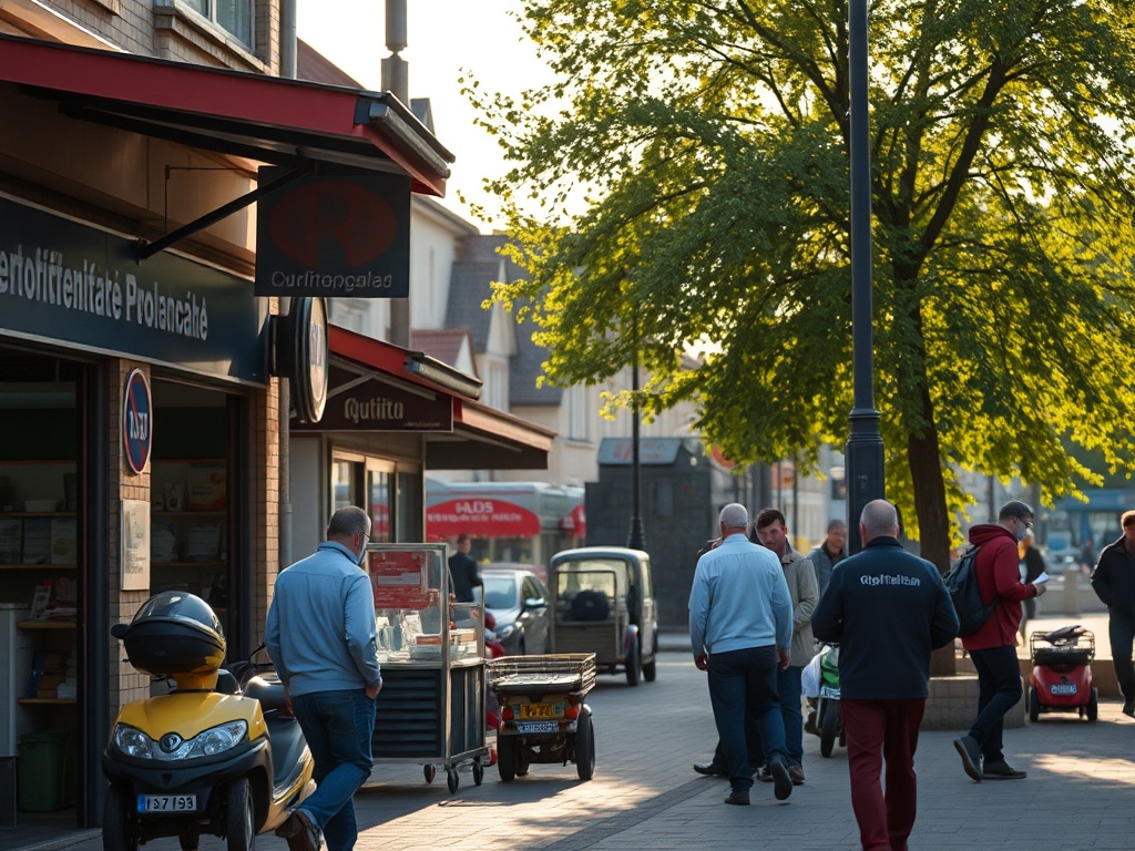 Mapa Ozorkowa z zaznaczonymi inwestycjami finansowanymi z Funduszy Europejskich