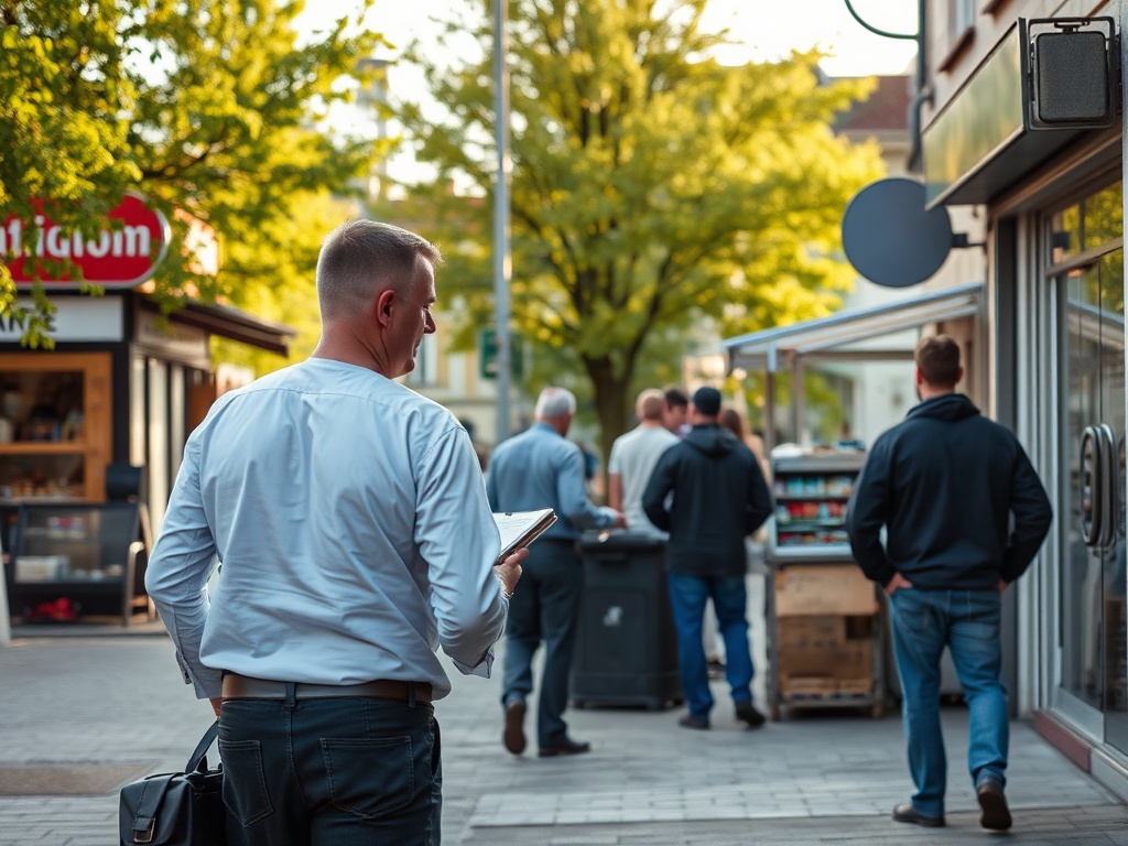 Mapa Ozorkowa z zaznaczonymi trasami transportu publicznego, symbolizująca rynek pracy w transporcie